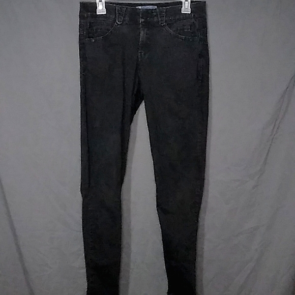 6 Democracy Medium Rise Black Jean Jegging Pants - Picture 1 of 3